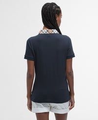 Malvern Top - Navy/Hessian