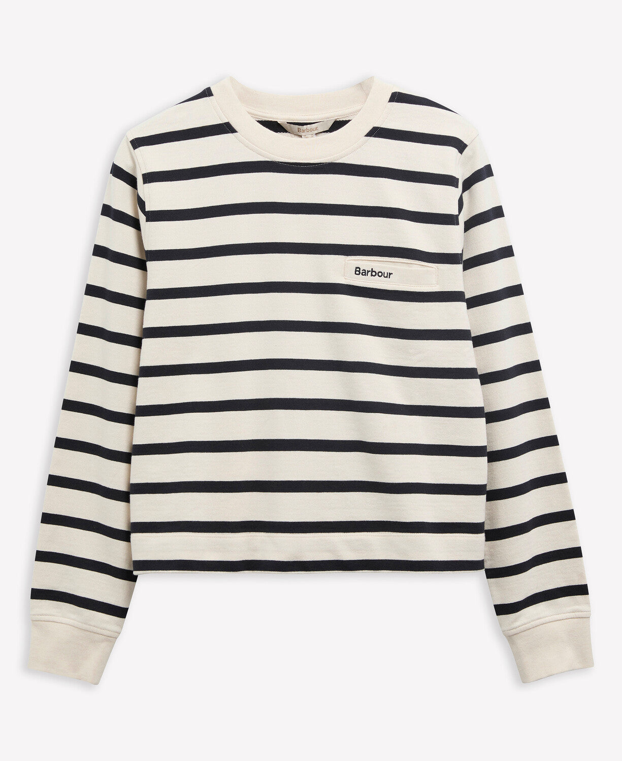 Aylesby Striped Sweatshirt - Cloud/Dark Navy Stripe