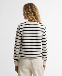 Aylesby Striped Sweatshirt - Cloud/Dark Navy Stripe