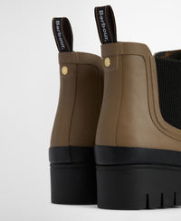 Halton Chelsea Welly - Military Brown/Black