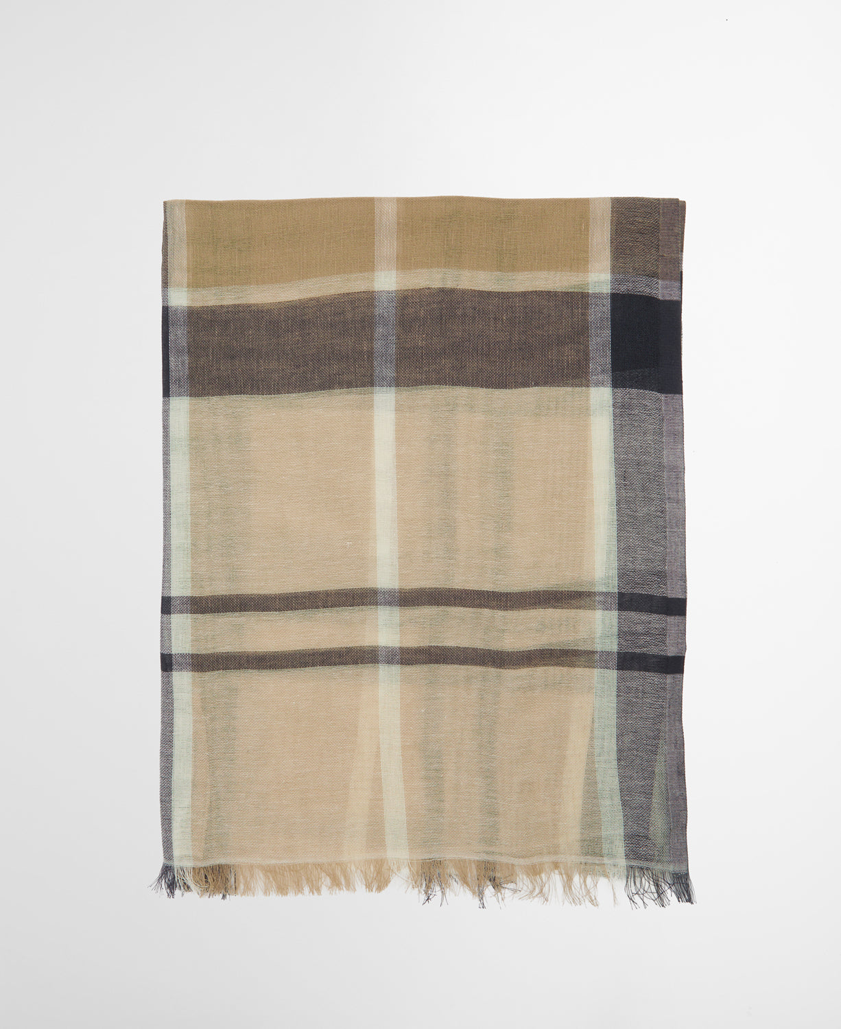 Abigail Tartan Scarf - Dress Navy