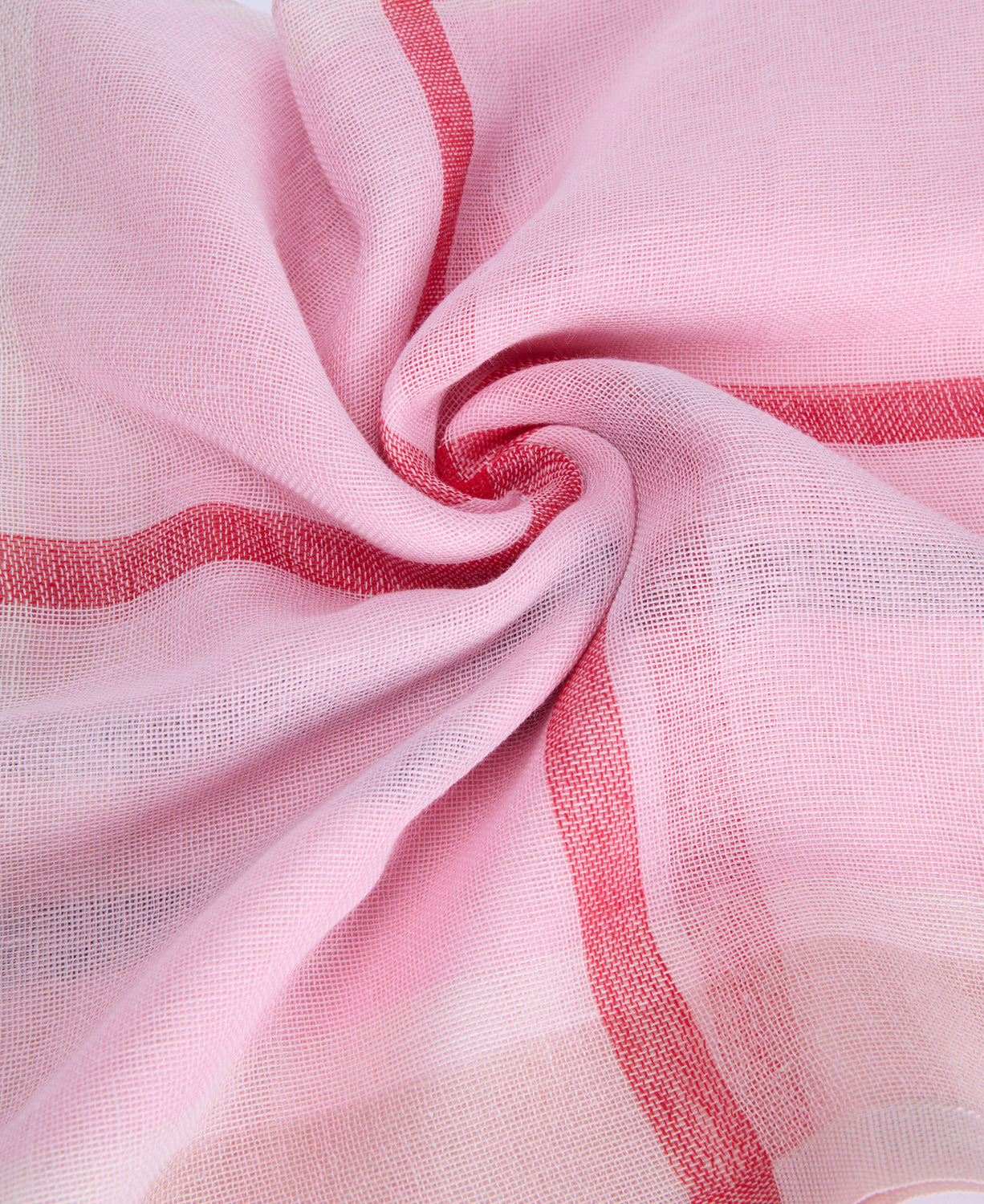 Abigail Tartan Scarf - Cherry Blossom