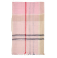 Abigail Tartan Scarf - Cherry Blossom