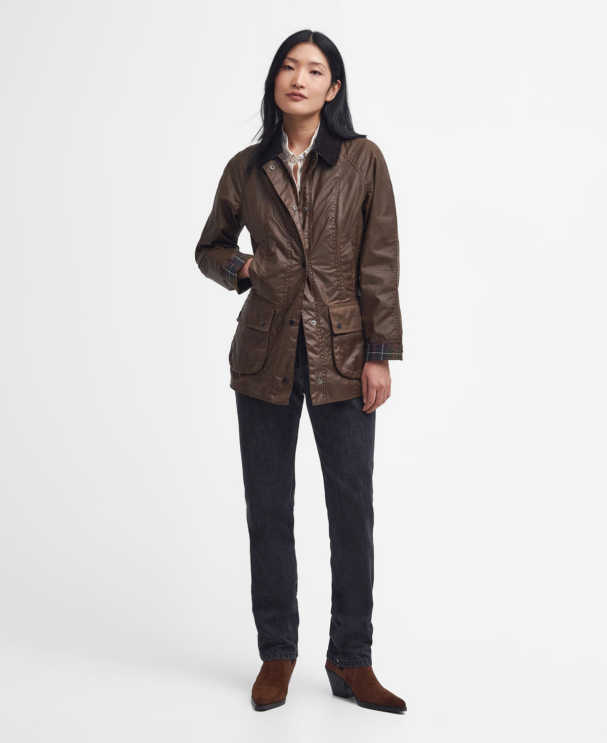 Beadnell Wax Jacket - Bark