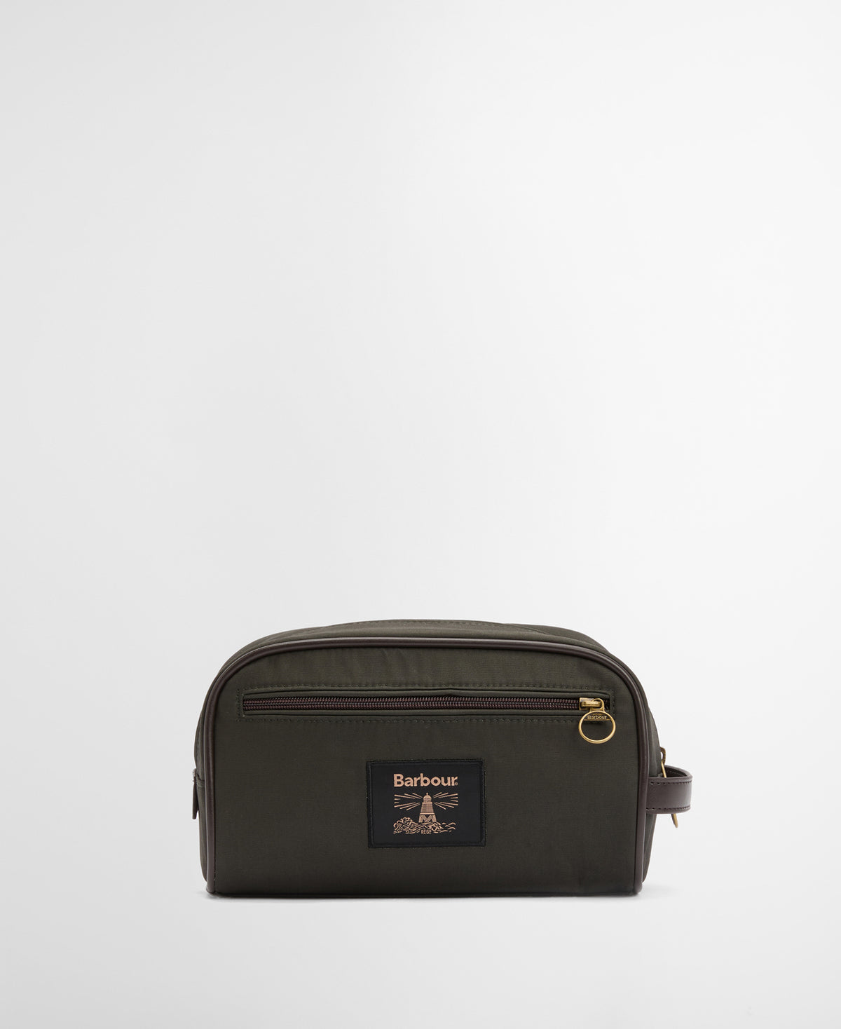 Wax Washbag - Olive/Beacon