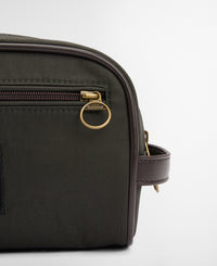 Wax Washbag - Olive/Beacon