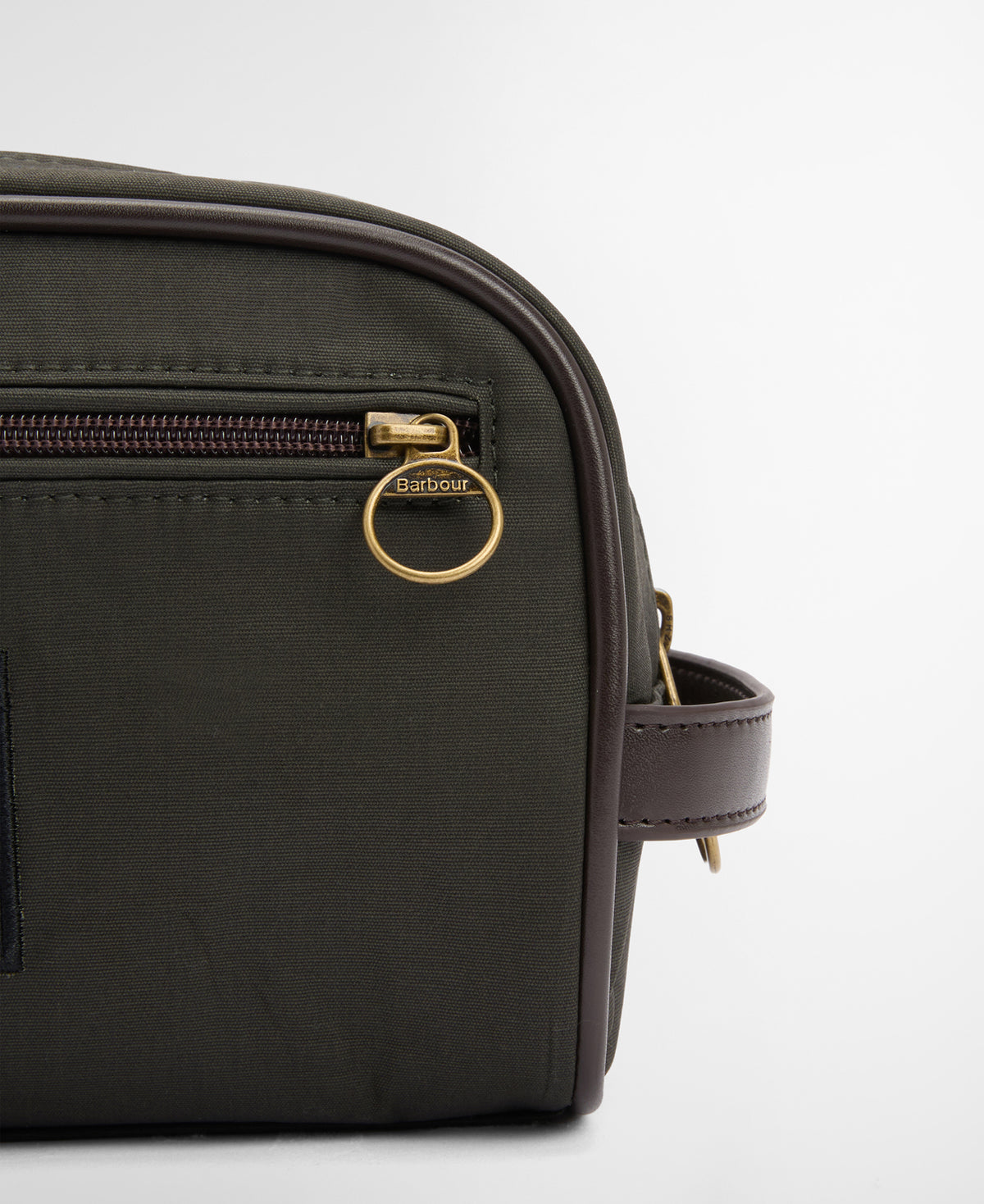 Wax Washbag - Olive/Beacon