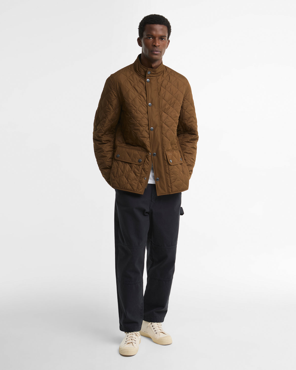 Lowerdale Quilted Jacket - Dark Sand