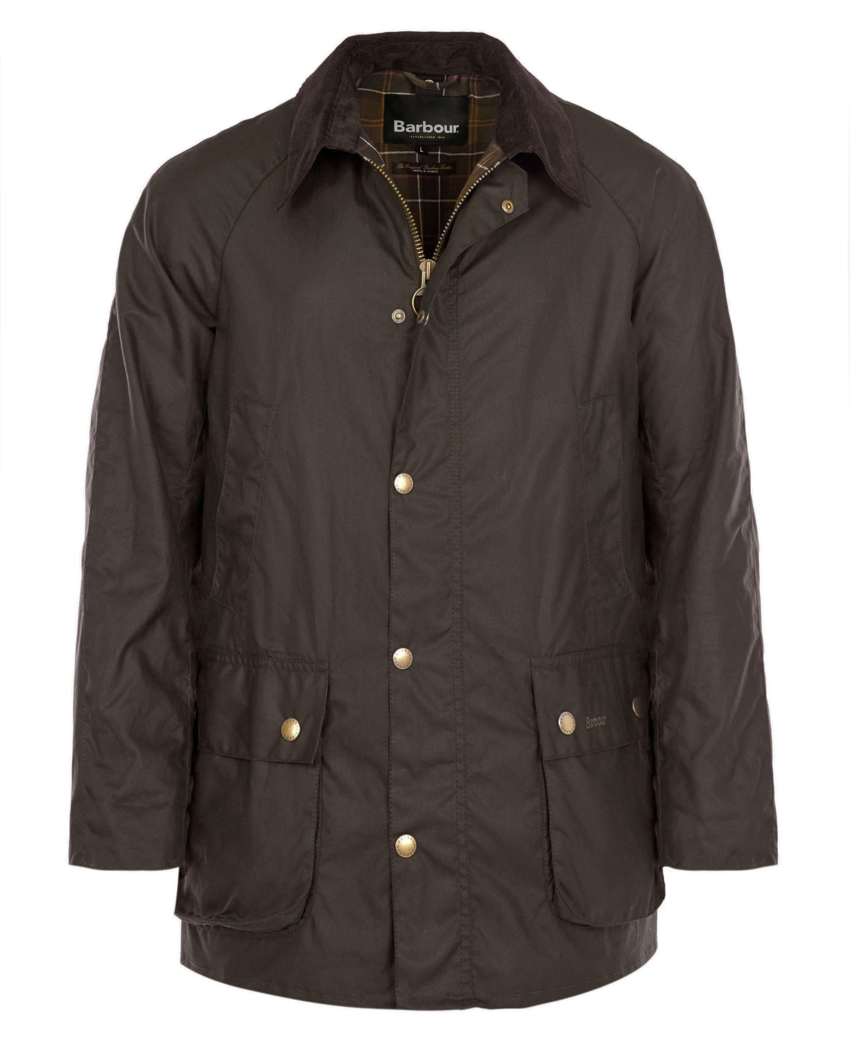 Ashby Wax Jacket - Olive