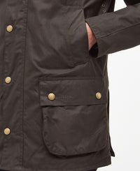 Ashby Wax Jacket - Olive