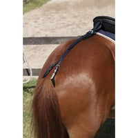 Crupper Leather - Black Pony