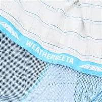 Breeze Combo Scrunch Neck - White/Blue/Lemon