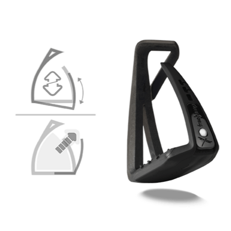 Soft'Up Lite Junior Stirrups - Black