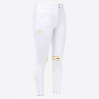 High Waist Riding Breeches - White