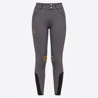 High Waist Riding Breeches - Grey