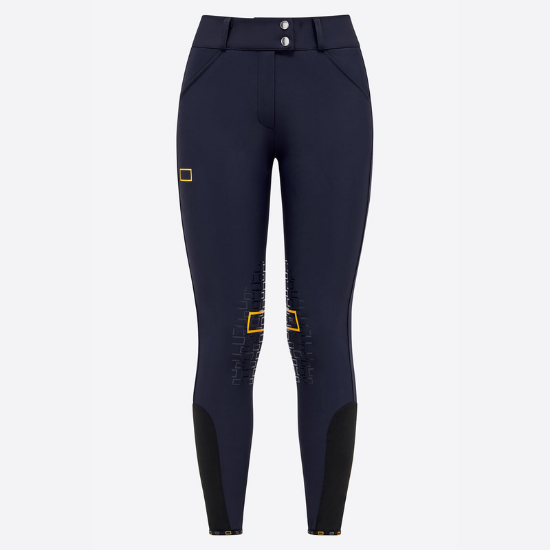 High Waist Riding Breeches - Navy