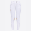 High Waist Full Grip Riding Breeches - White