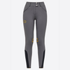 High Waist Full Grip Riding Breeches - Grey