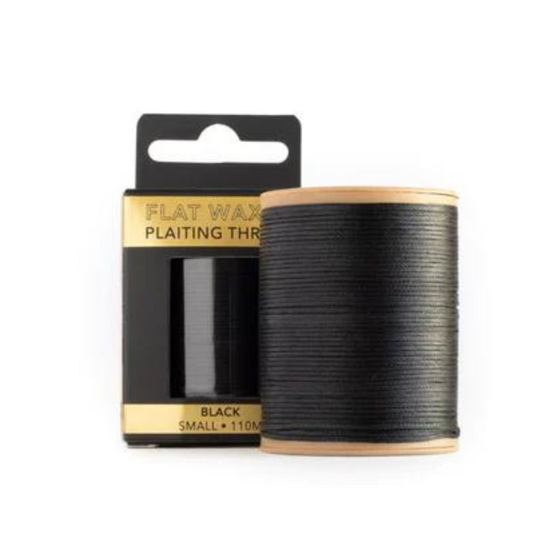 Flat Waxed Thread Roll - Black