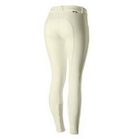 Grand Prix Women's Suede Full Seat Breeches - Cream