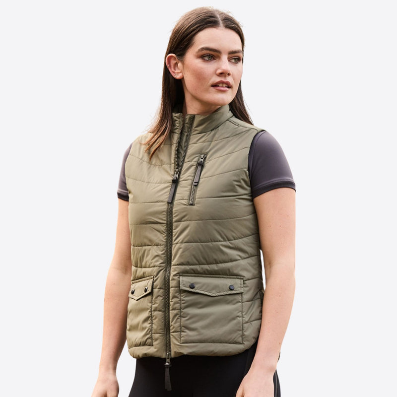 Barcelona Bodywarmer - Dusty Olive