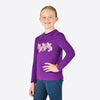 Child's Poppy Puff Sleeve Tee - Imperial Purple/Winged Ponies