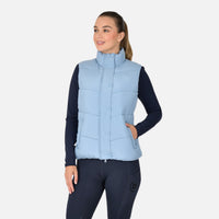 Puffer Body Warmer Vest - Blue Fog