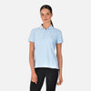 Cotton Pique Short Sleeve Polo - Sky Blue