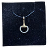 9ct Yellow Half Bit Pendant