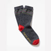 Lambswool Socks - Charcoal/Yellow/Moss/Red