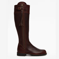 Long Tassel Boot Generous Fit - Conker