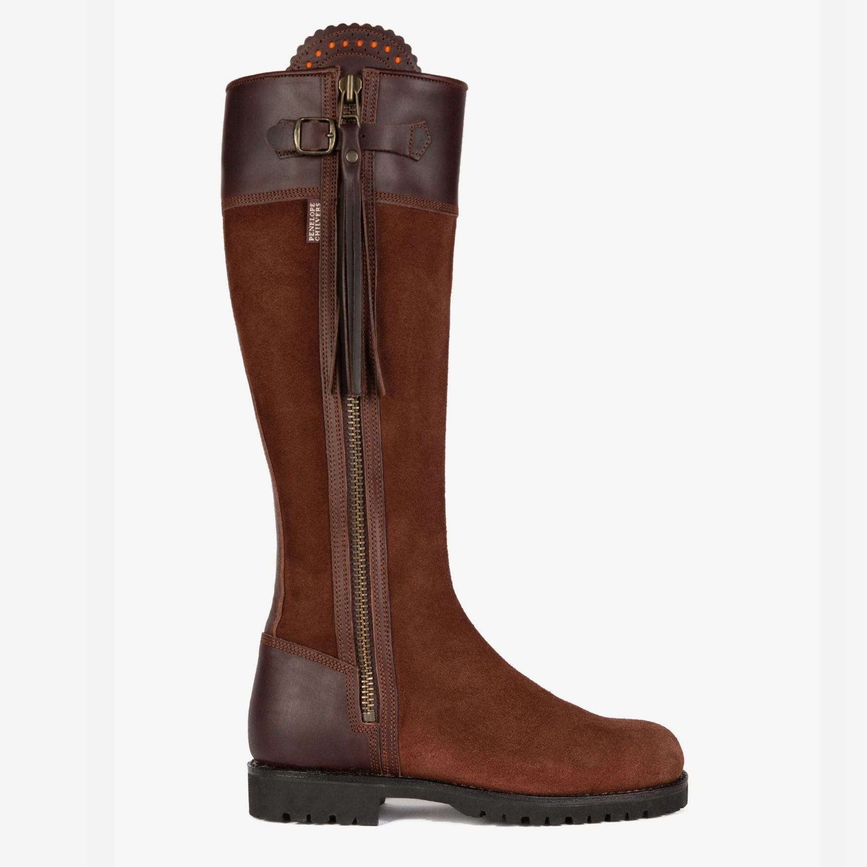 Penelope Chilvers Inclement Long Tassel Boot Chestnut