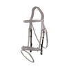 D Collection Cheekpieces with Brass Fittings - Brown Full