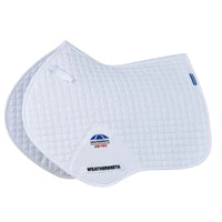 Prime Air-Tec Jump Shaped Saddle Pad - White