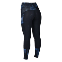 Form Riding Tights - Black/Blue Terrain