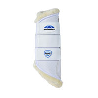 Tough-Tec Comfy Fleece Brushing Boots - White