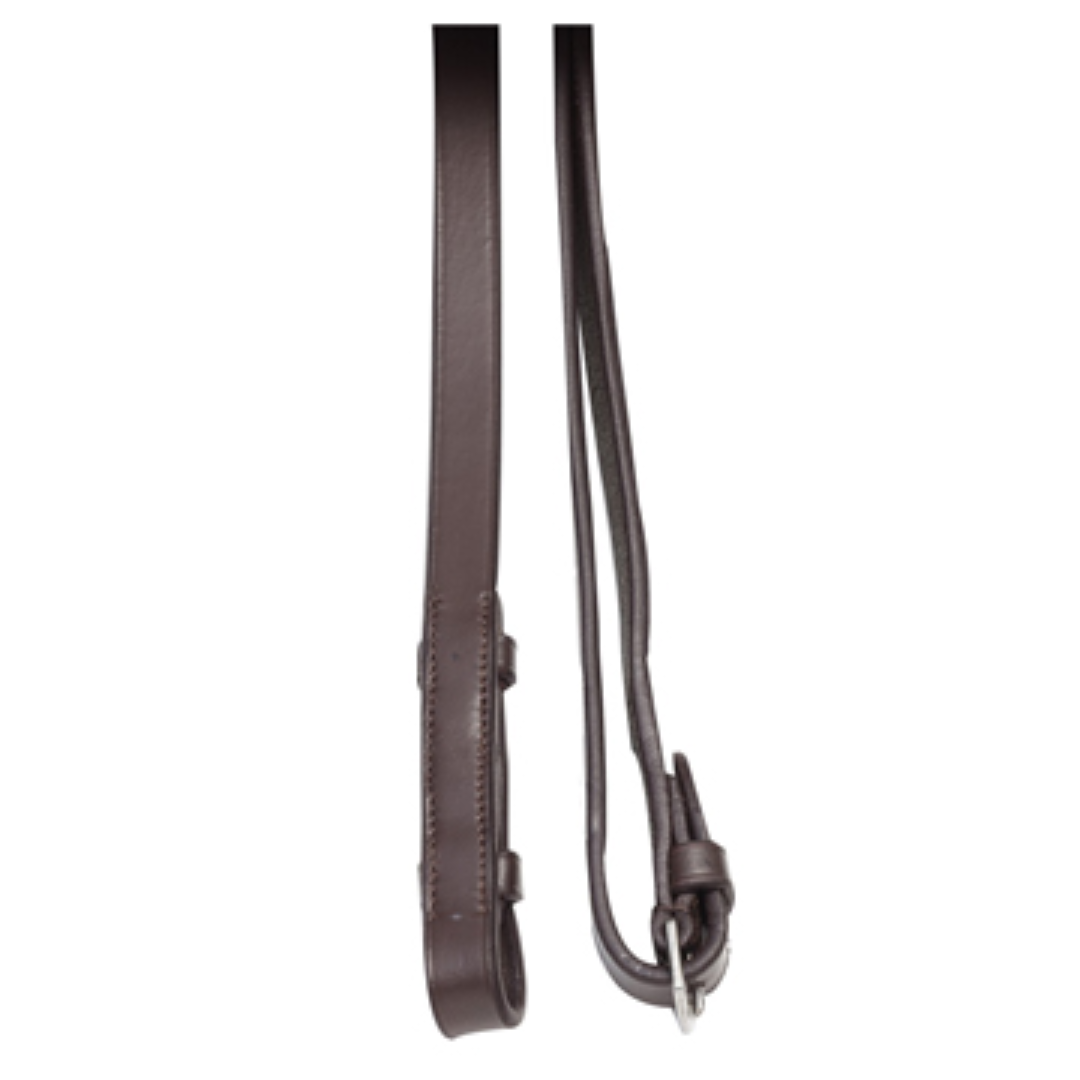 Aintree Plain Snaffle Reins - Havana