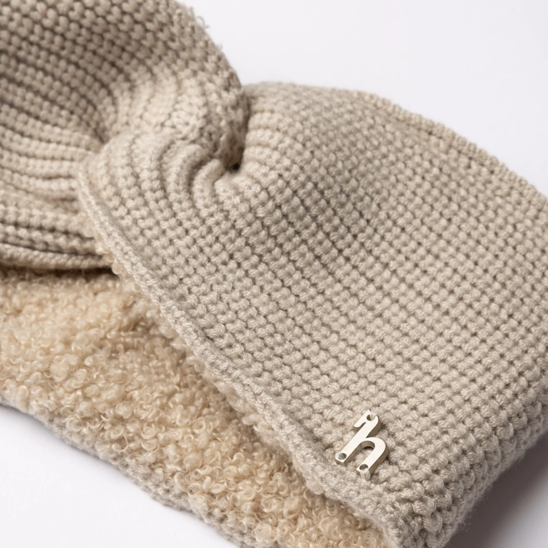 Kaycee Knitted Headband - Humus