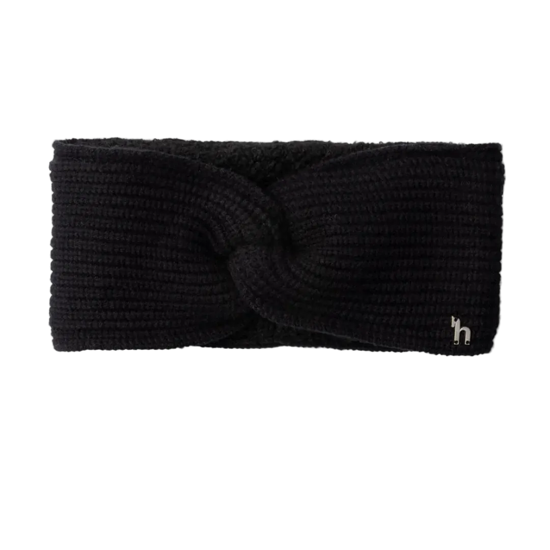 Kaycee Knitted Headband - Black