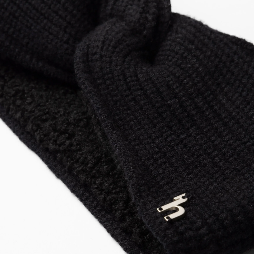 Kaycee Knitted Headband - Black