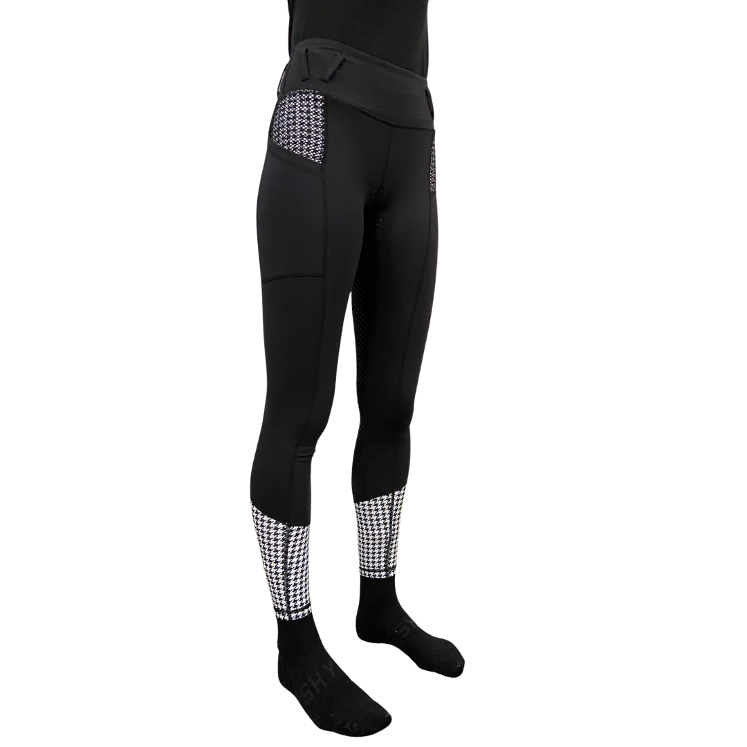 Performance Tights - Black Houndstooth
