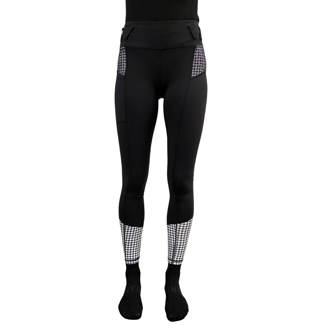 Performance Tights - Black Houndstooth