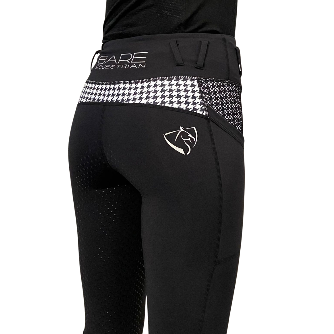 Performance Tights - Black Houndstooth