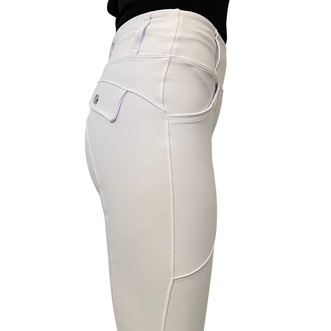 Sculpt Hybrid Riding Breech - White