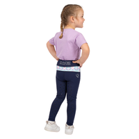 Youth Performance Tights - Navy Azure