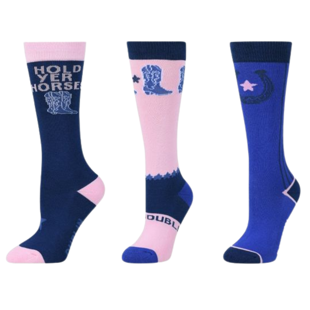Childs 3 pack Socks - Cowgirl