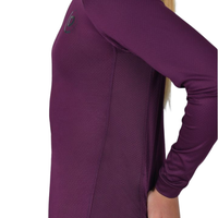 Kids Breathable Long Sleeve Riding Top - Purple Violet