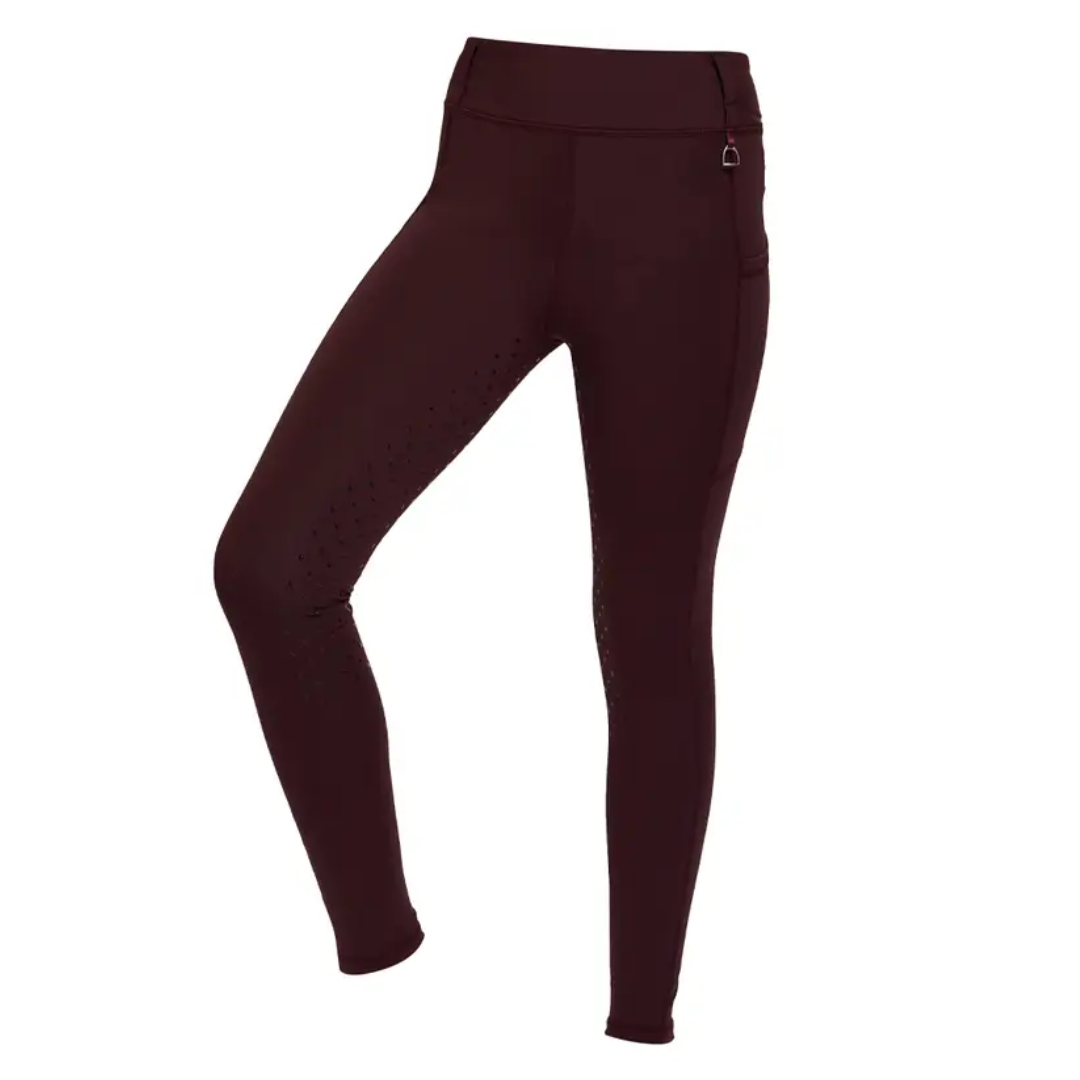 Kids Form Signature Riding Tights - Blackberry