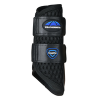 Tough-Tec Mesh Brushing Boots - Black/Black