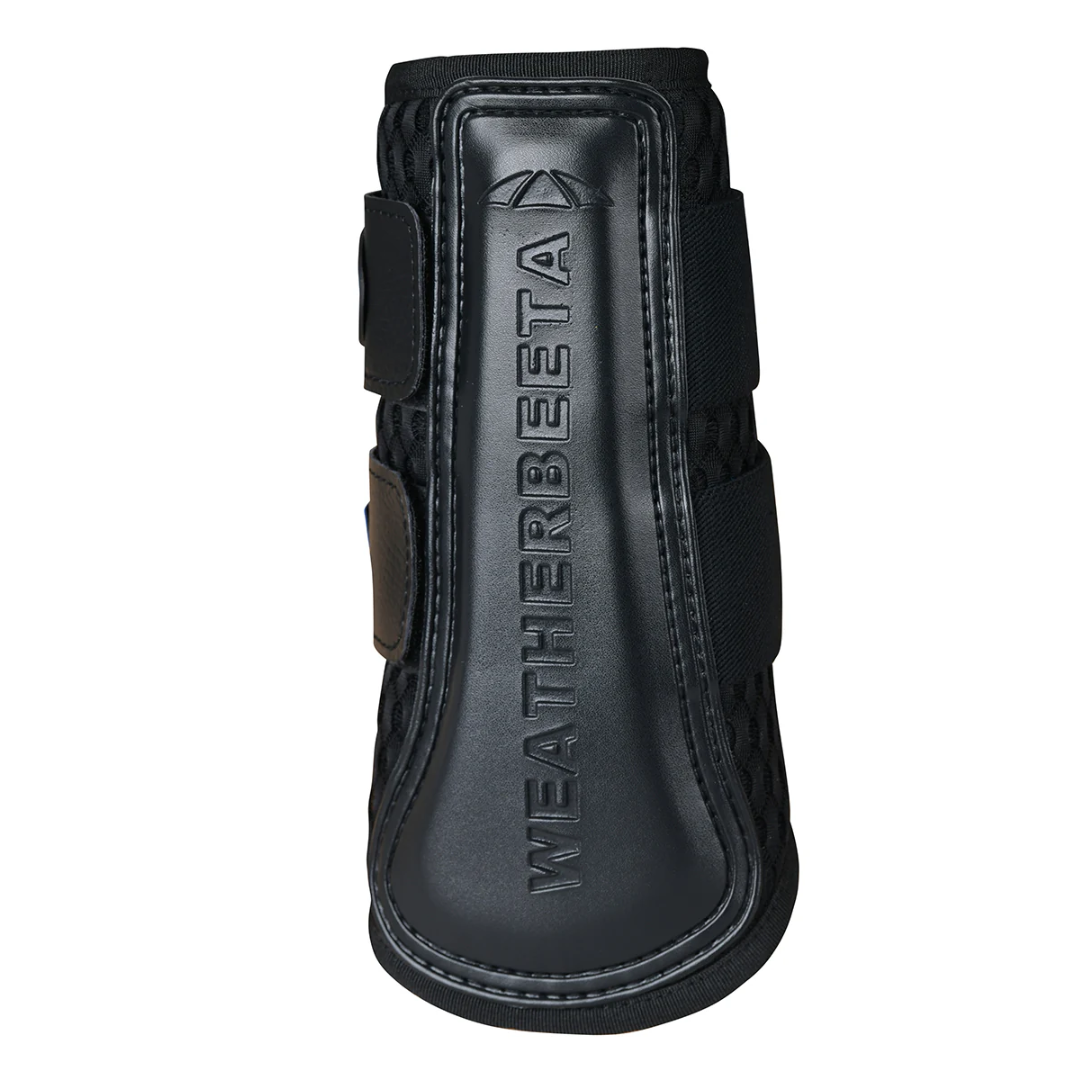 Tough-Tec Mesh Brushing Boots - Black/Black